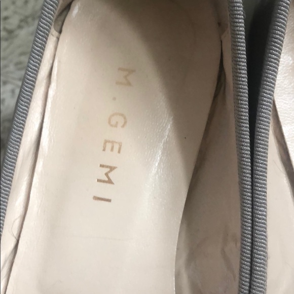 M. Gemi grey ballet flats with box and dust bag - Picture 2 of 8